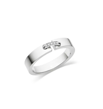 [Triumph Jewelry]ALLIANCE LIENS VIDENCE DIAMOND 4MM RING