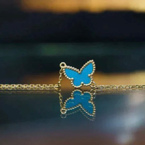 [Triumph Jewelry]BUTTERFLY TURQUOISE BUTTERFLY BRACELET
