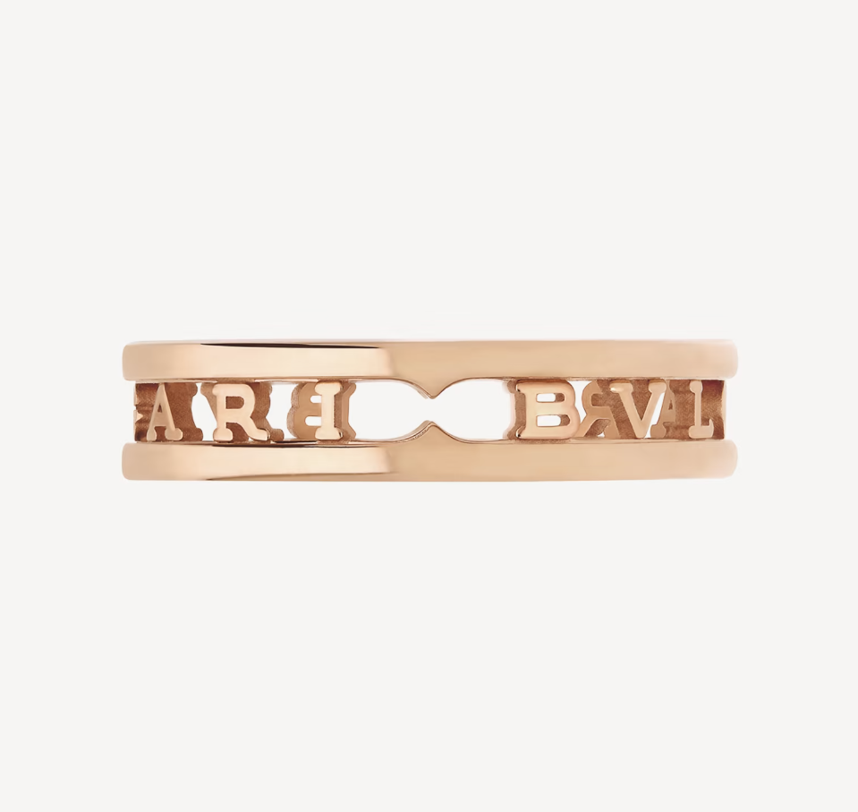 [Triumph Jewelry]ZERO 1 ONE-BAND WITH OPENWORK LOGO SPIRAL RING