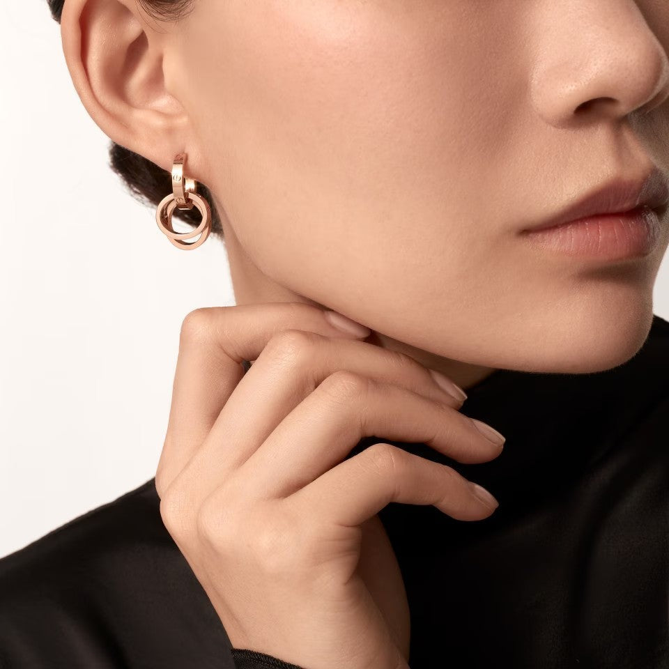 [Triumph Jewelry]LOVE 3.3MM DANGLE EARRINGS