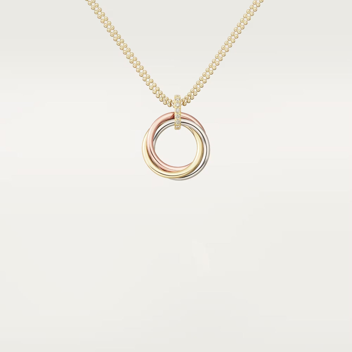 [Triumph Jewelry]TRINITY MEDIUM  DIAMONDS NECKLACE