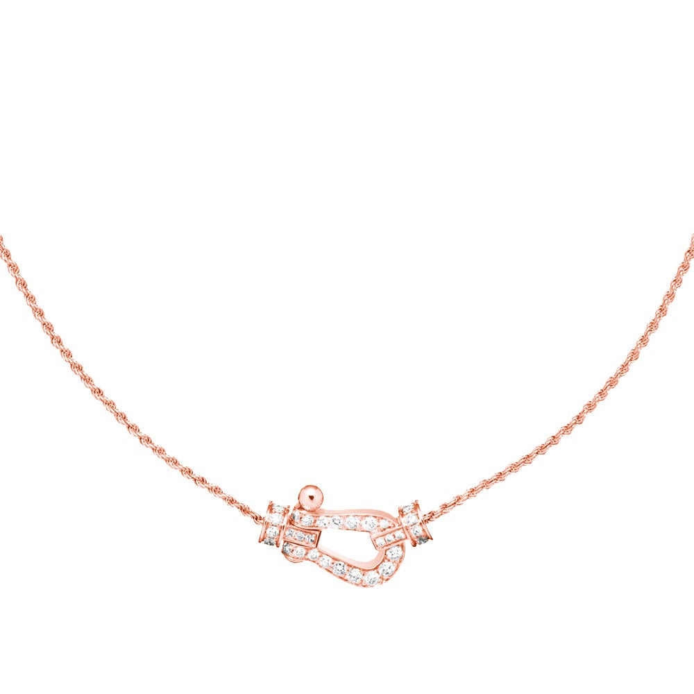 [Triumph Jewelry]FORCE 10 PINK GOLD DIAMOND NECKLACE