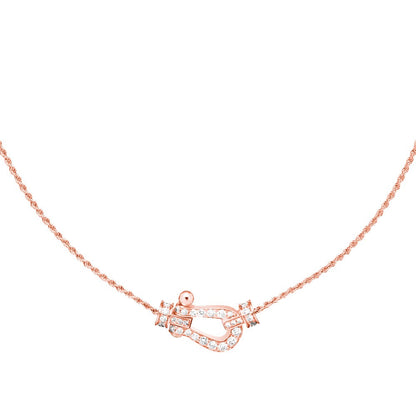 [Triumph Jewelry]FORCE 10 PINK GOLD DIAMOND NECKLACE