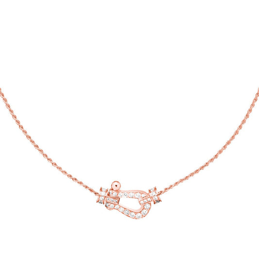 [Triumph Jewelry]FORCE 10 PINK GOLD DIAMOND NECKLACE
