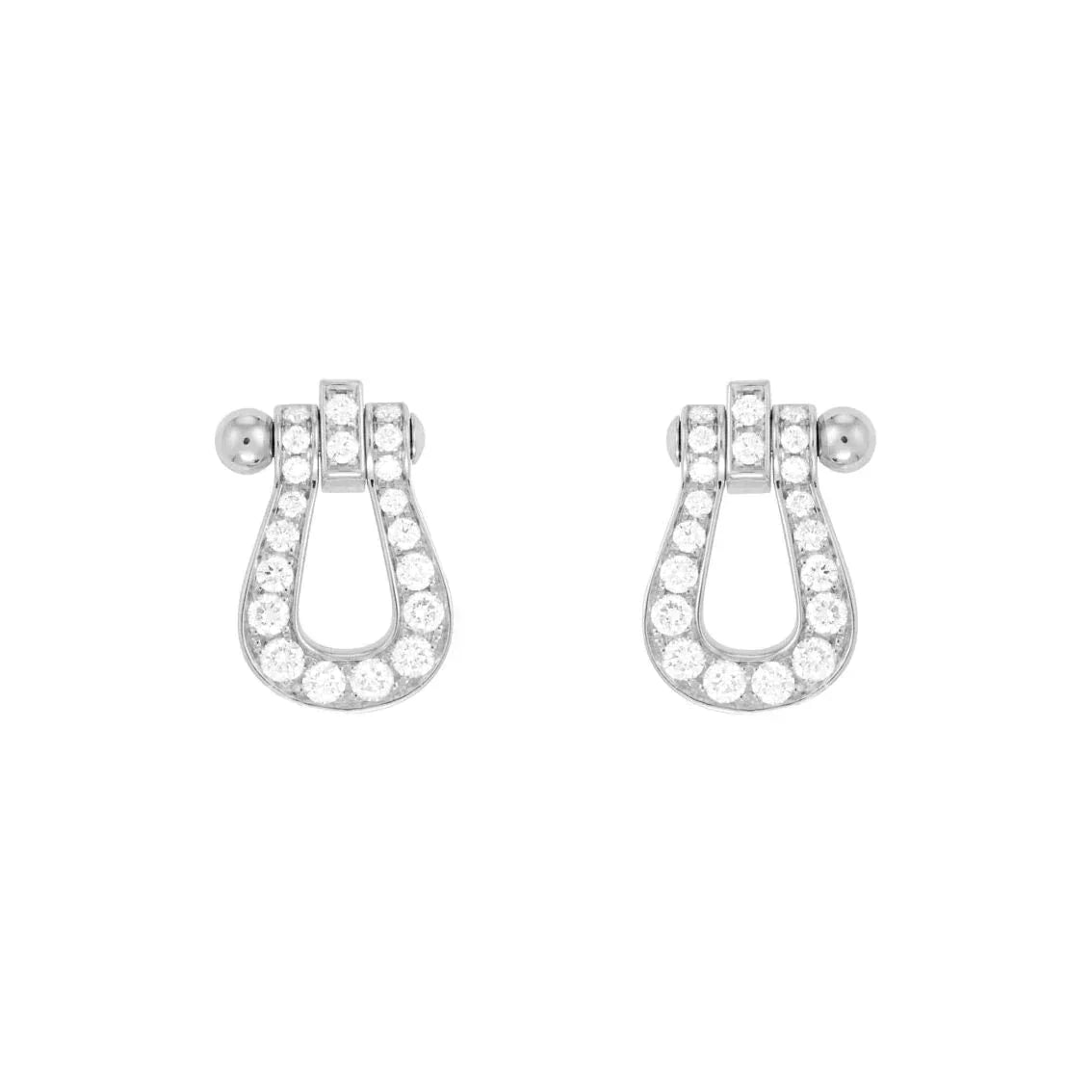 [Triumph Jewelry]FORCE 10 FULL DIAMOND STUD EARRINGS MINI MODEL