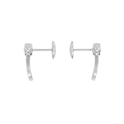 [Triumph Jewelry]FORCE 10 FULL DIAMOND STUD EARRINGS MINI MODEL