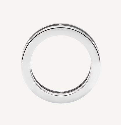 [Triumph Jewelry]ZERO 1 ONE-BAND WITH OPENWORK LOGO SPIRAL RING