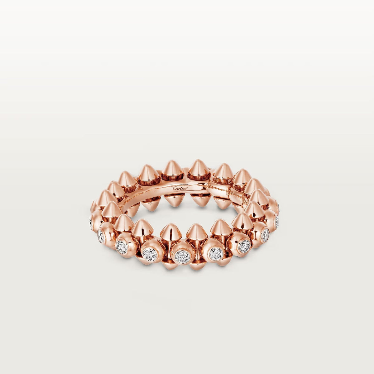 [Triumph Jewelry]CLASH 6.8MM DIAMOND MEDIUM RING