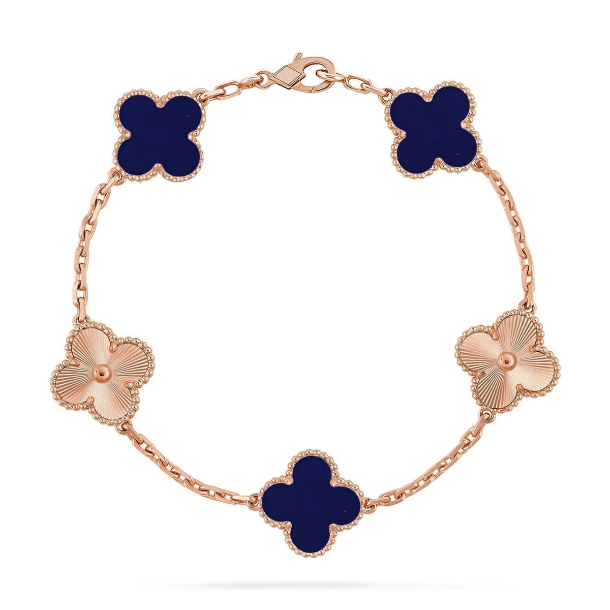 [Triumph Jewelry]CLOVER 5 MOTIF LAPIS LAZULI BRACELET COLLECTION