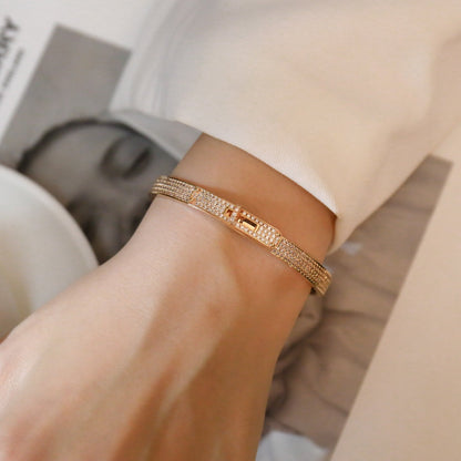 [Triumph Jewelry]KELLY BRACELET DIAMOND PAVED