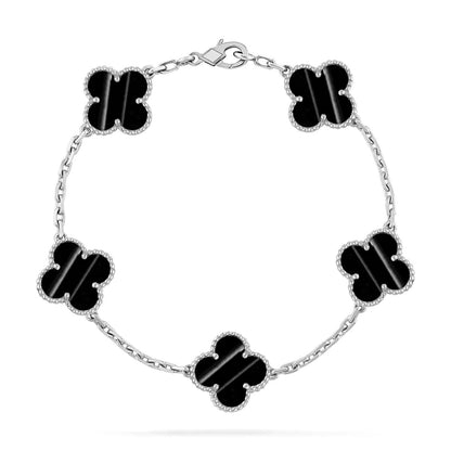 [Triumph Jewelry] CLOVER 5 MOTIF PULSAR STONE BRACELET COLLECTION