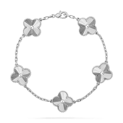 [Triumph Jewelry] CLOVER 5 MOTIF LASER BRACELET COLLECTION