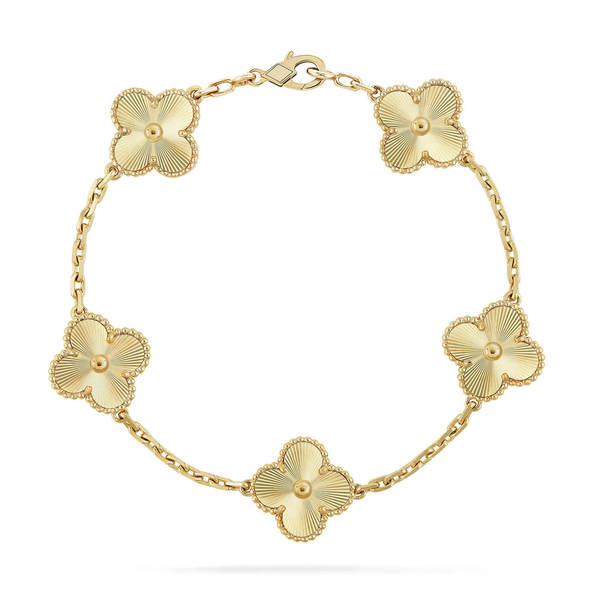 [Triumph Jewelry] CLOVER 5 MOTIF LASER BRACELET COLLECTION