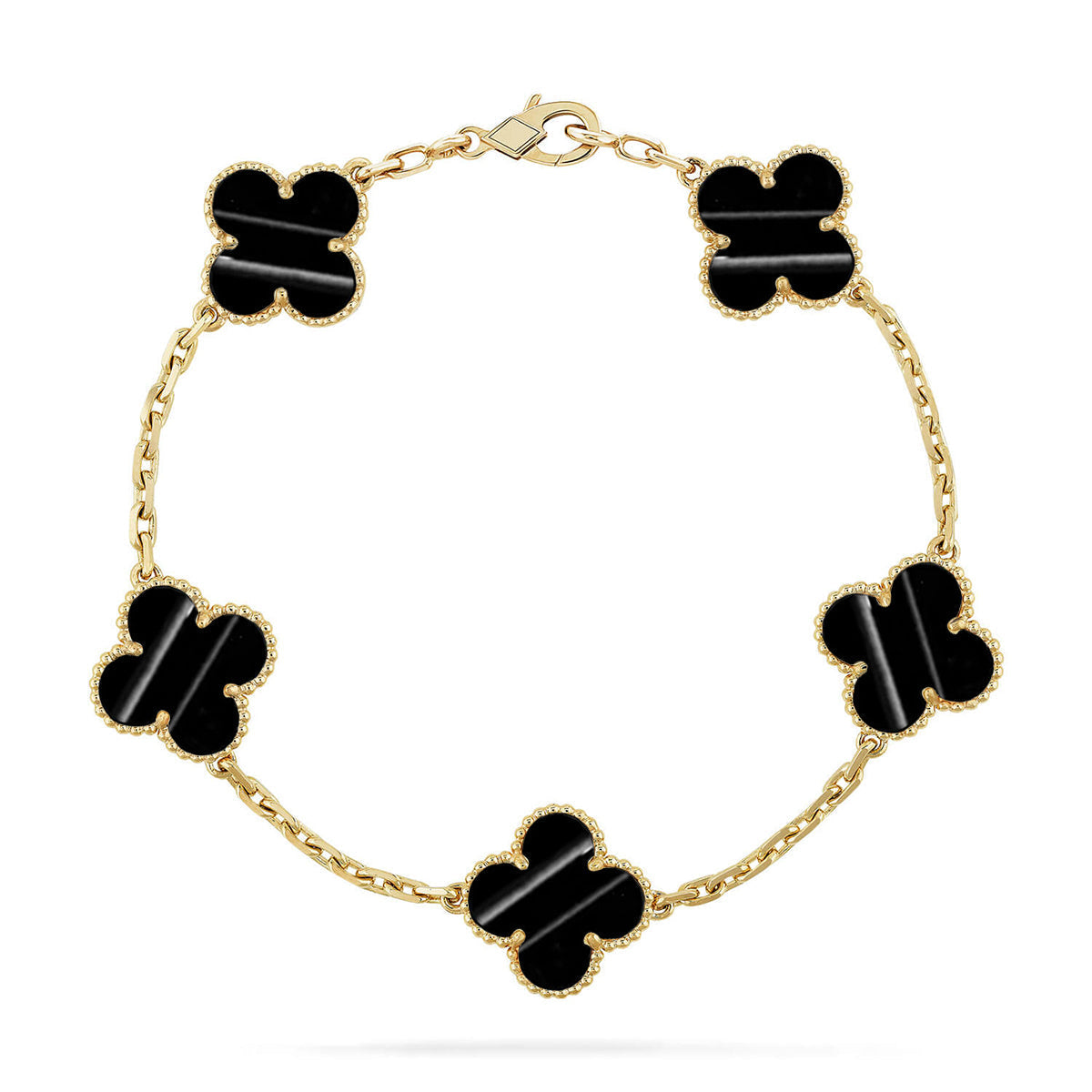 [Triumph Jewelry] CLOVER 5 MOTIF PULSAR STONE BRACELET COLLECTION