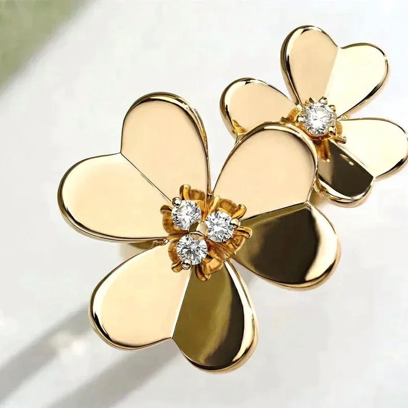 [Triumph Jewelry]CLOVER COMOS GOLD DIAMOND RING