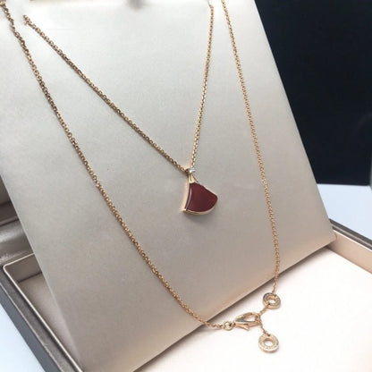 [Triumph Jewelry]DREAM NECKLACE CARNELIAN 1 DIAMOND