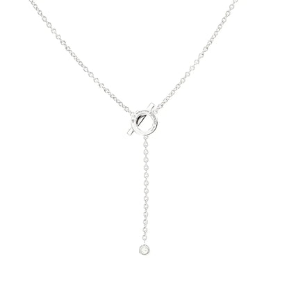[Triumph Jewelry]FINESSE SILVER DIAMOND NECKLACE
