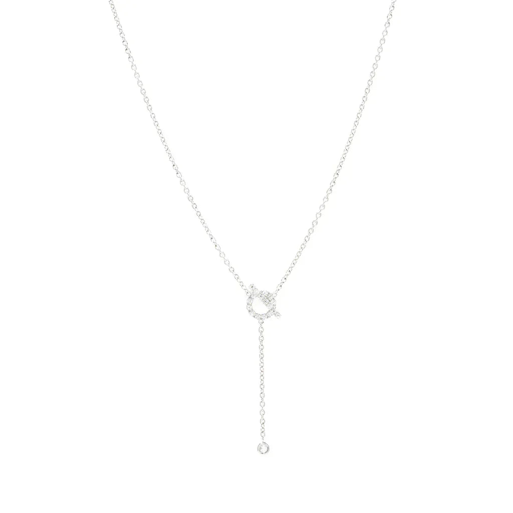 [Triumph Jewelry]FINESSE SILVER DIAMOND NECKLACE