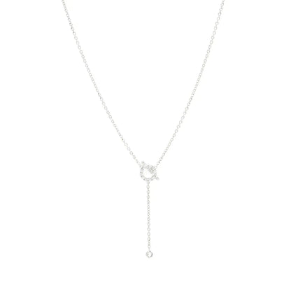 [Triumph Jewelry]FINESSE SILVER DIAMOND NECKLACE
