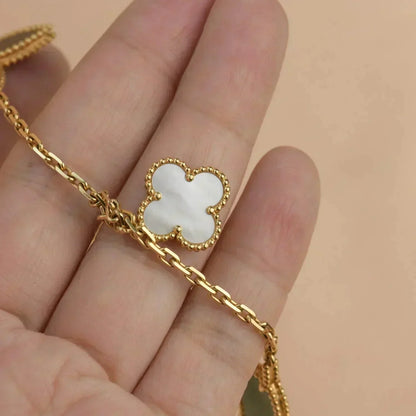 [Triumph Jewelry]LUCKY SPRING 5 MOTIF GOLD BRACELET