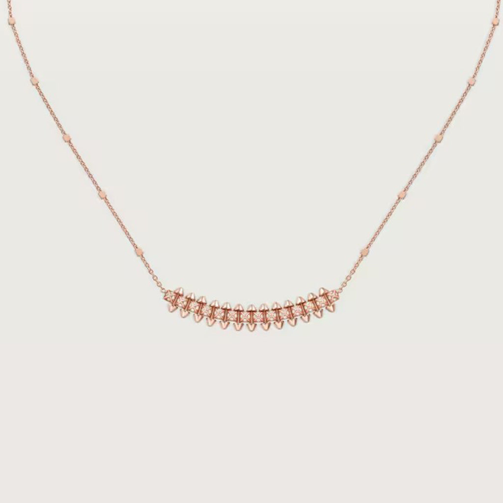 [Triumph Jewelry]CLASH  SMALL FULL DIAMOND NECKLACE