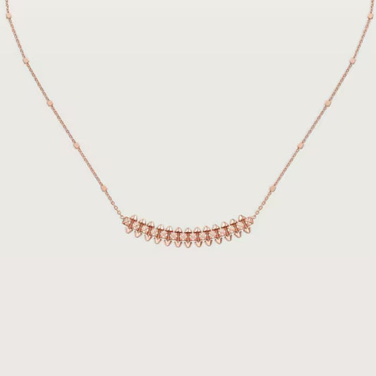 [Triumph Jewelry]CLASH  SMALL FULL DIAMOND NECKLACE