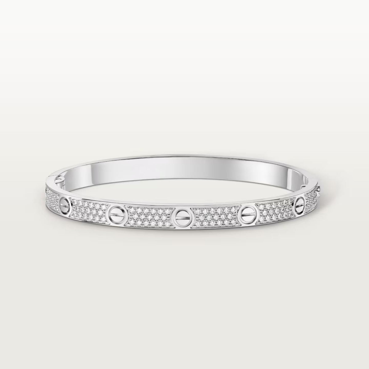 [Triumph Jewelry]LOVE BRACELET 4.8MM DIAMOND-PAVED