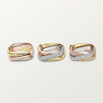 [Triumph Jewelry]TRINITY 3.5MM CUSHION RING COLLECTION