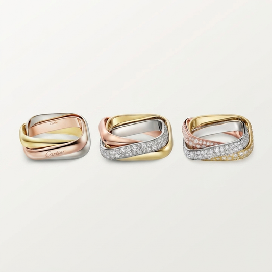 [Triumph Jewelry]TRINITY 3.5MM CUSHION RING COLLECTION