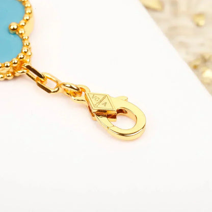 [Triumph Jewelry] CLOVER 5 MOTIF TURQUOISE BRACELET COLLECTION