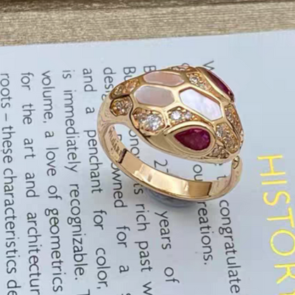 [Triumph Jewelry]BRAND NEW ASSORTED SNAKE HEAD MOTHER OF PEARL RINGS