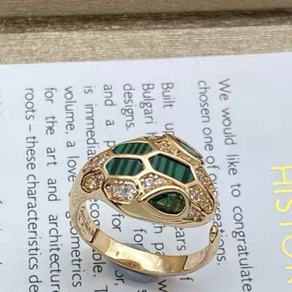 [Triumph Jewelry]BRAND NEW ASSORTED SNAKE HEAD MALACHITE RINGS