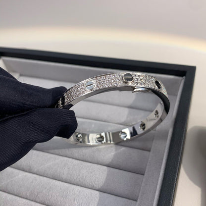 [Triumph Jewelry]LOVE BRACELET 6.1MM DIAMOND-PAVED CERAMIC