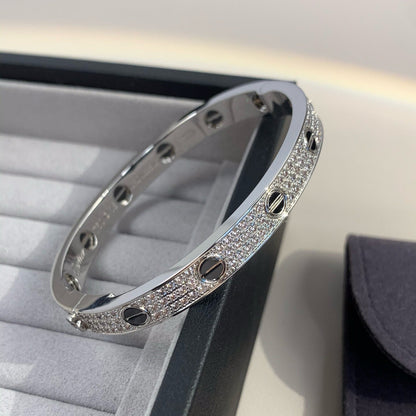 [Triumph Jewelry]LOVE BRACELET 6.1MM DIAMOND-PAVED CERAMIC