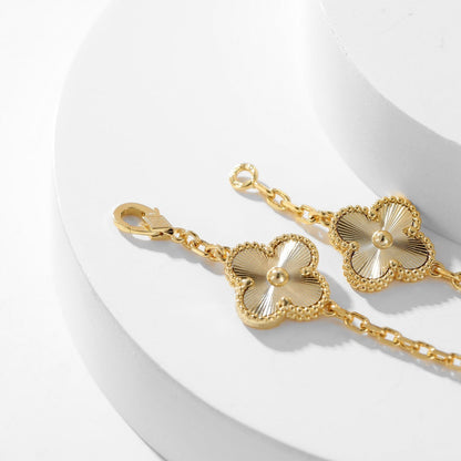 [Triumph Jewelry]CLOVER 10 MOTIFS LASER NECKLACE