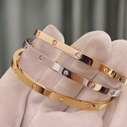 [Triumph Jewelry]LOVE BRACELET 3.65MM 10 DIAMONDS