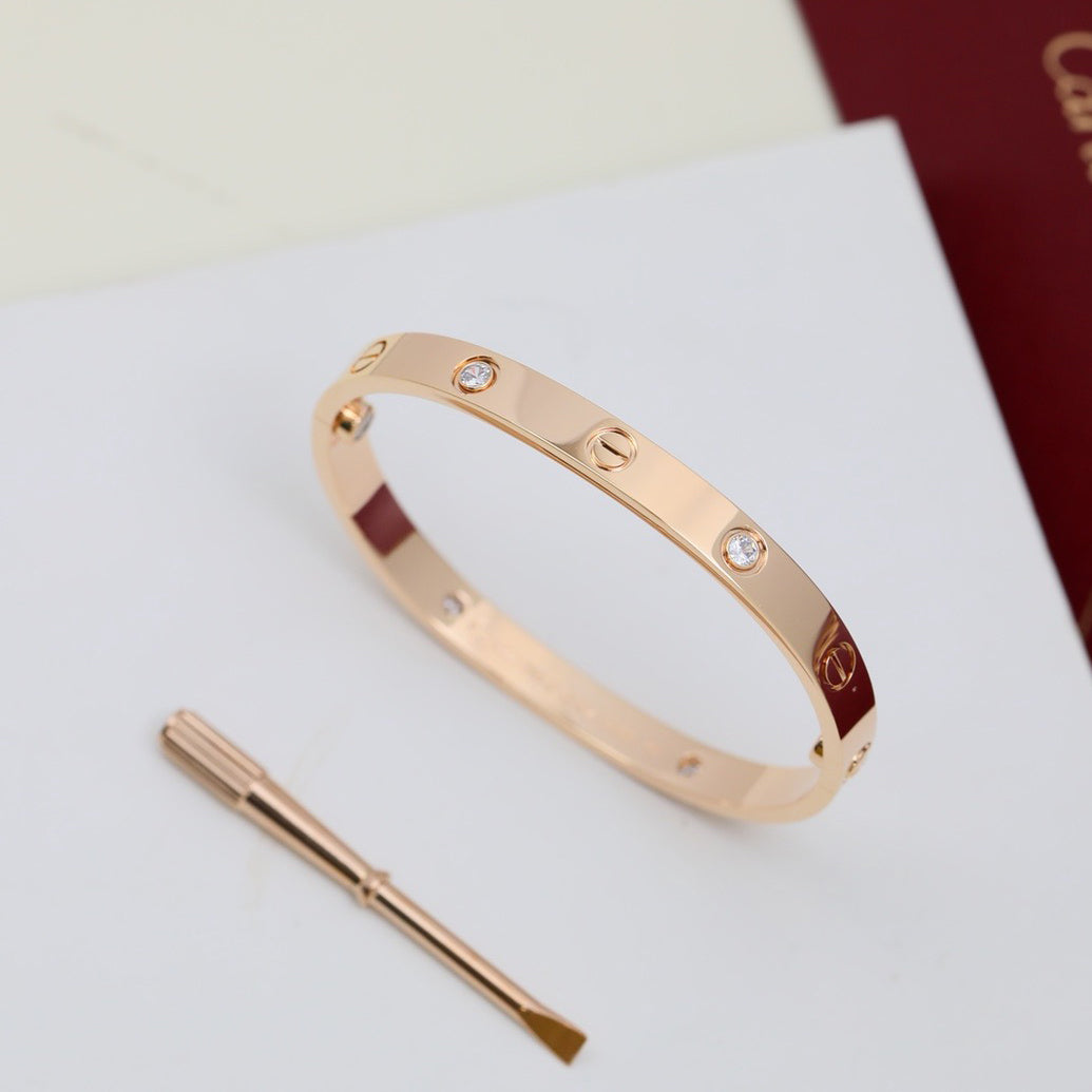 [Triumph Jewelry]LOVE BRACELET 6.1MM 4 DIAMONDS