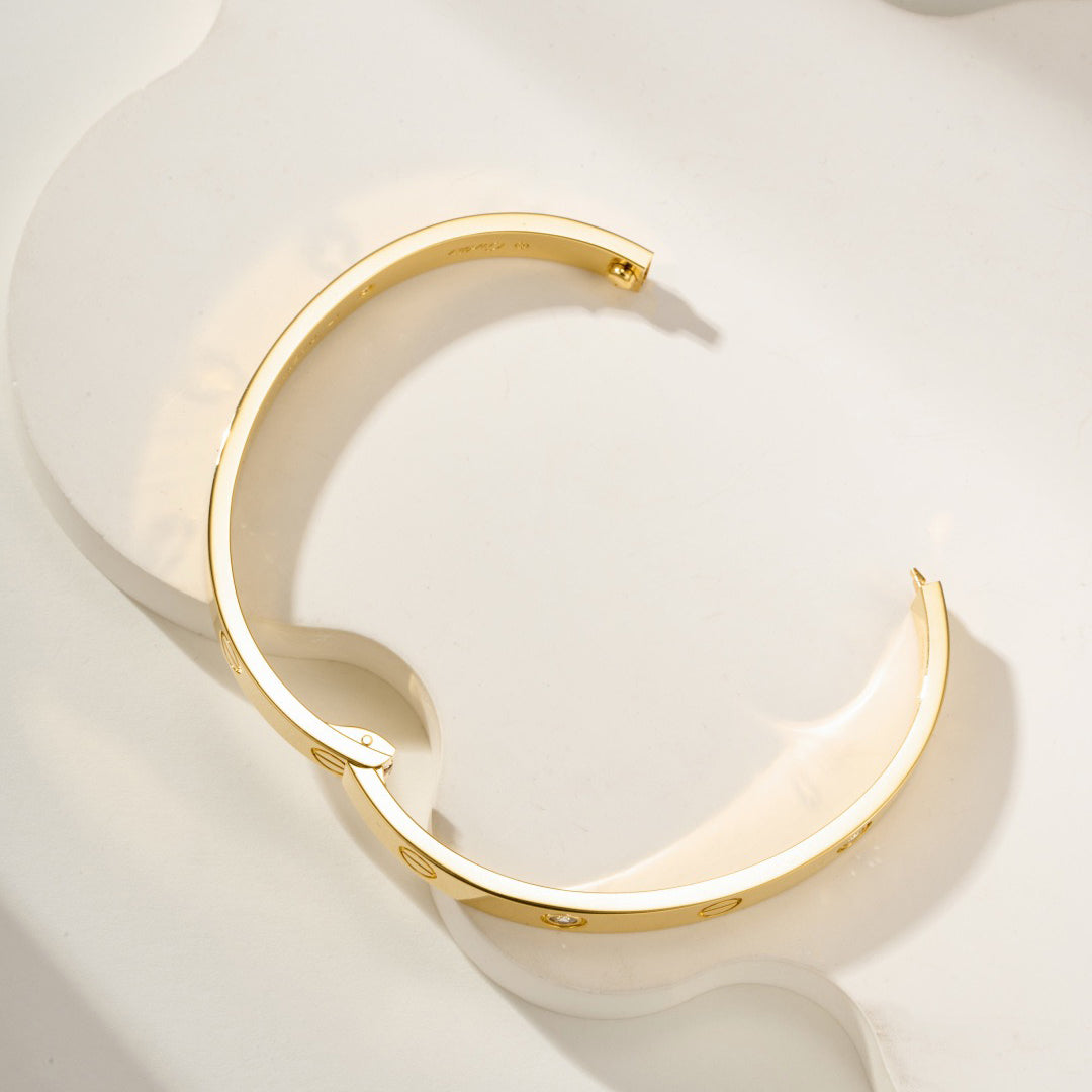 [Triumph Jewelry]LOVE BRACELET 6.1MM 4 DIAMONDS
