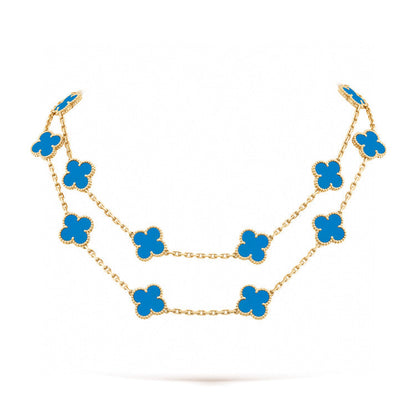 [Triumph Jewelry]CLOVER 20 MOTIFS TURQUOISE GOLD