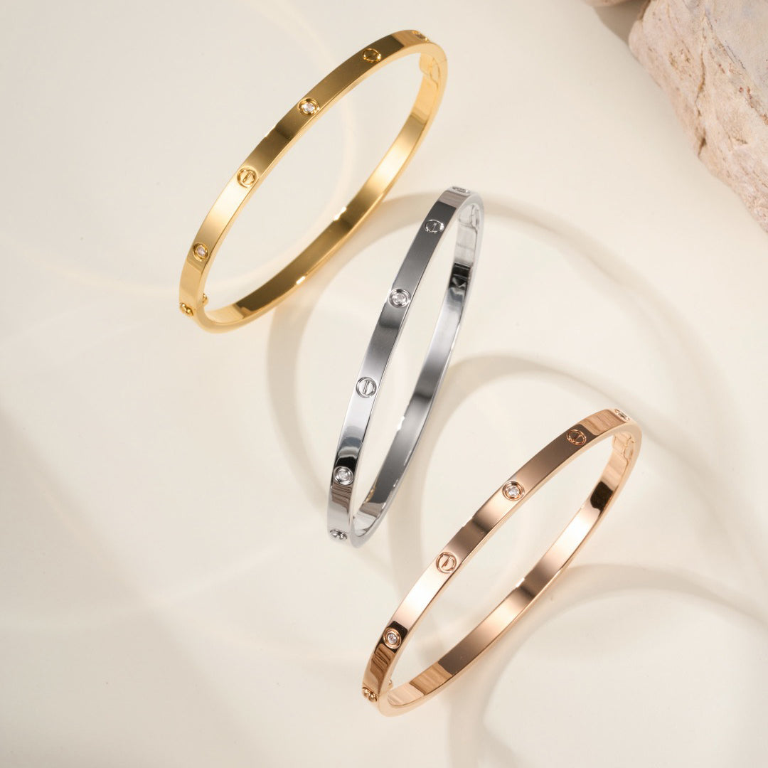 [Triumph Jewelry]LOVE BRACELET 3.65MM 6 DIAMONDS