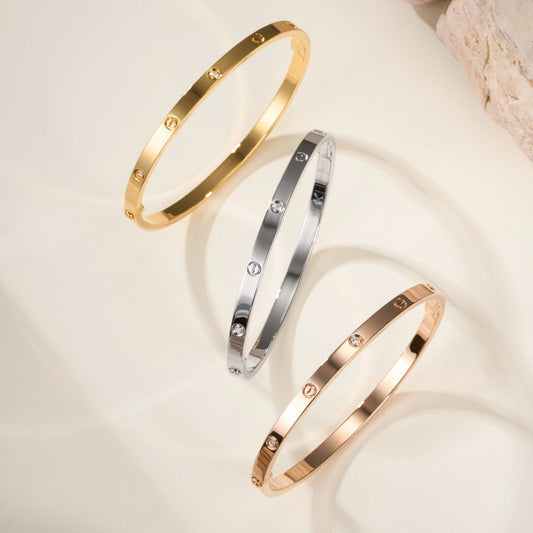 [Triumph Jewelry]LOVE BRACELET 3.65MM 6 DIAMONDS