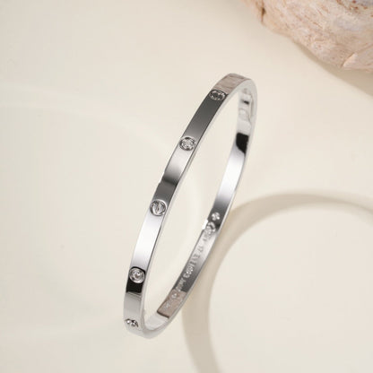 [Triumph Jewelry]LOVE BRACELET 3.65MM 6 DIAMONDS