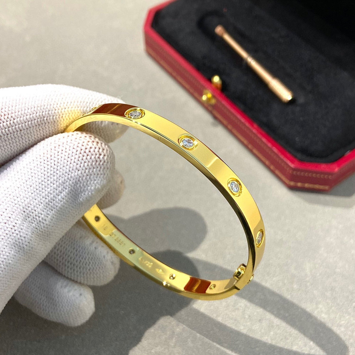[Triumph Jewelry]LOVE BRACELET 6.1MM 10 DIAMONDS