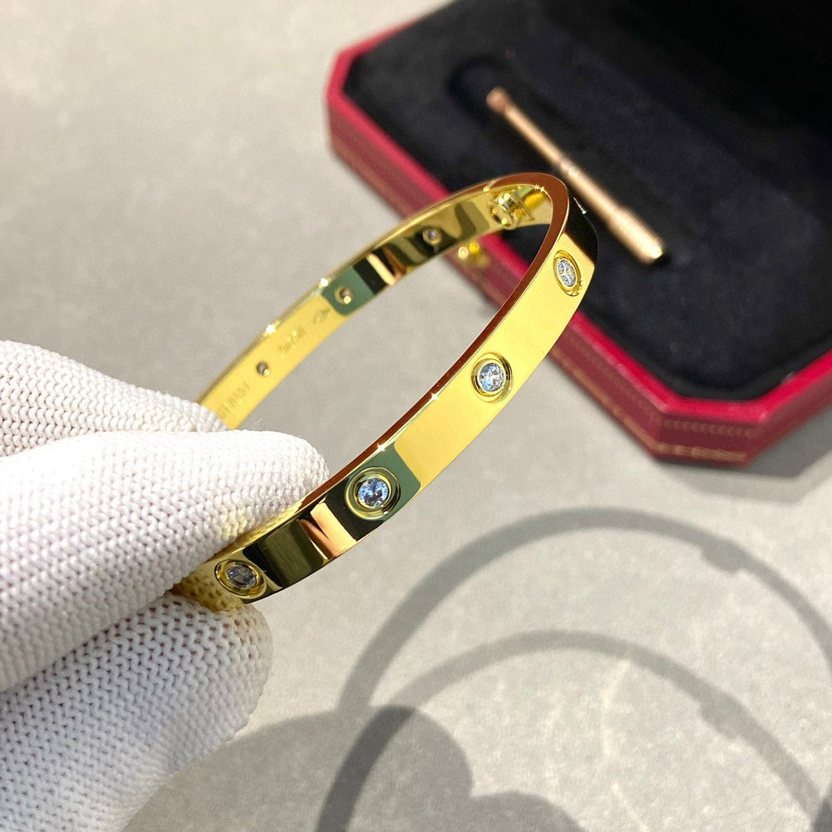 [Triumph Jewelry]LOVE BRACELET 6.1MM 10 DIAMONDS