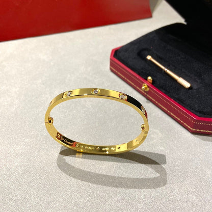 [Triumph Jewelry]LOVE BRACELET 6.1MM 10 DIAMONDS