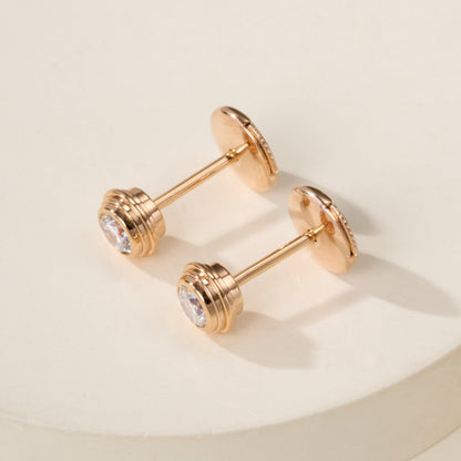 [Triumph Jewelry]DAMOUR DIAMOND EARRINGS