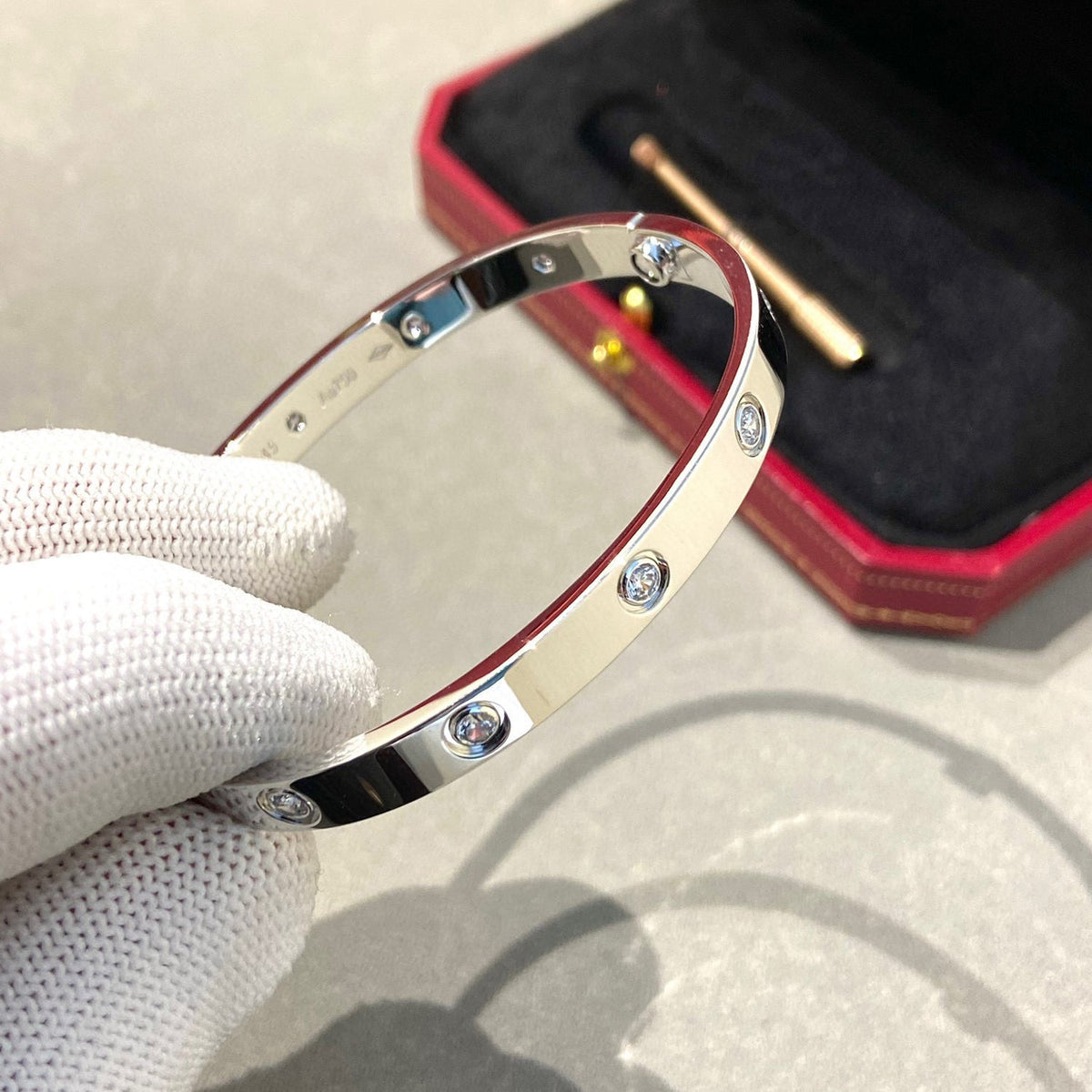[Triumph Jewelry]LOVE BRACELET 6.1MM 10 DIAMONDS