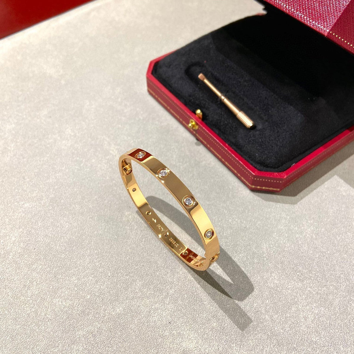[Triumph Jewelry]LOVE BRACELET 6.1MM 10 DIAMONDS