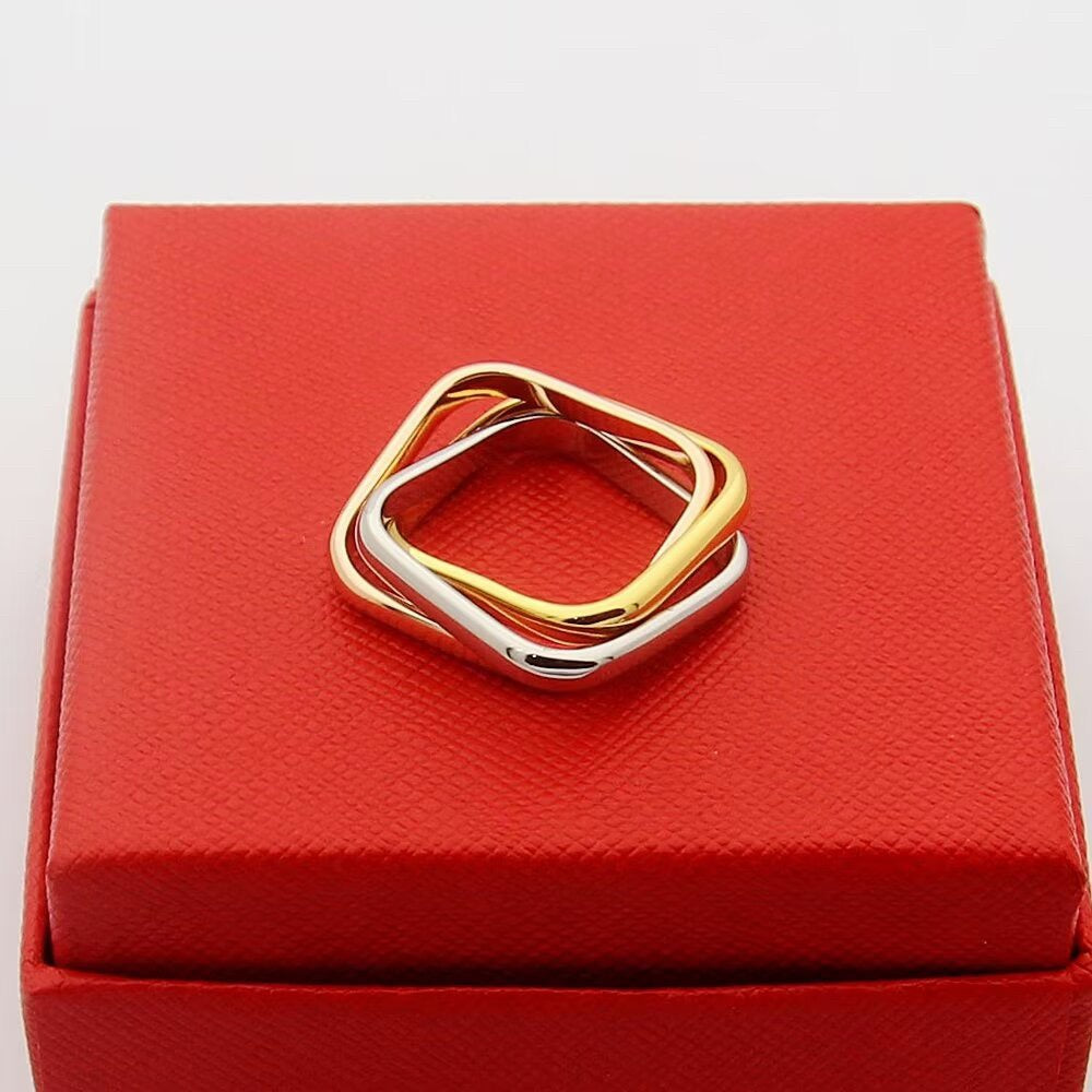 [Triumph Jewelry]TRINITY 3.5MM CUSHION RING COLLECTION