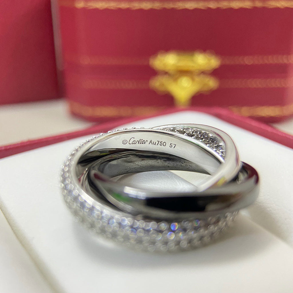[Triumph Jewelry]TRINITY 3.2MM RING BLACK CERAMIC